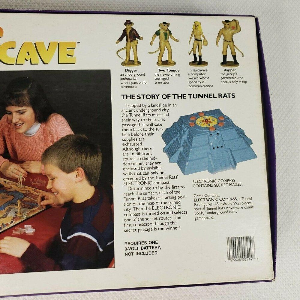 Vintage Cadaco 1990 The Escape From Terror Cave Working No Comic Book Included - Picture 7 of 8